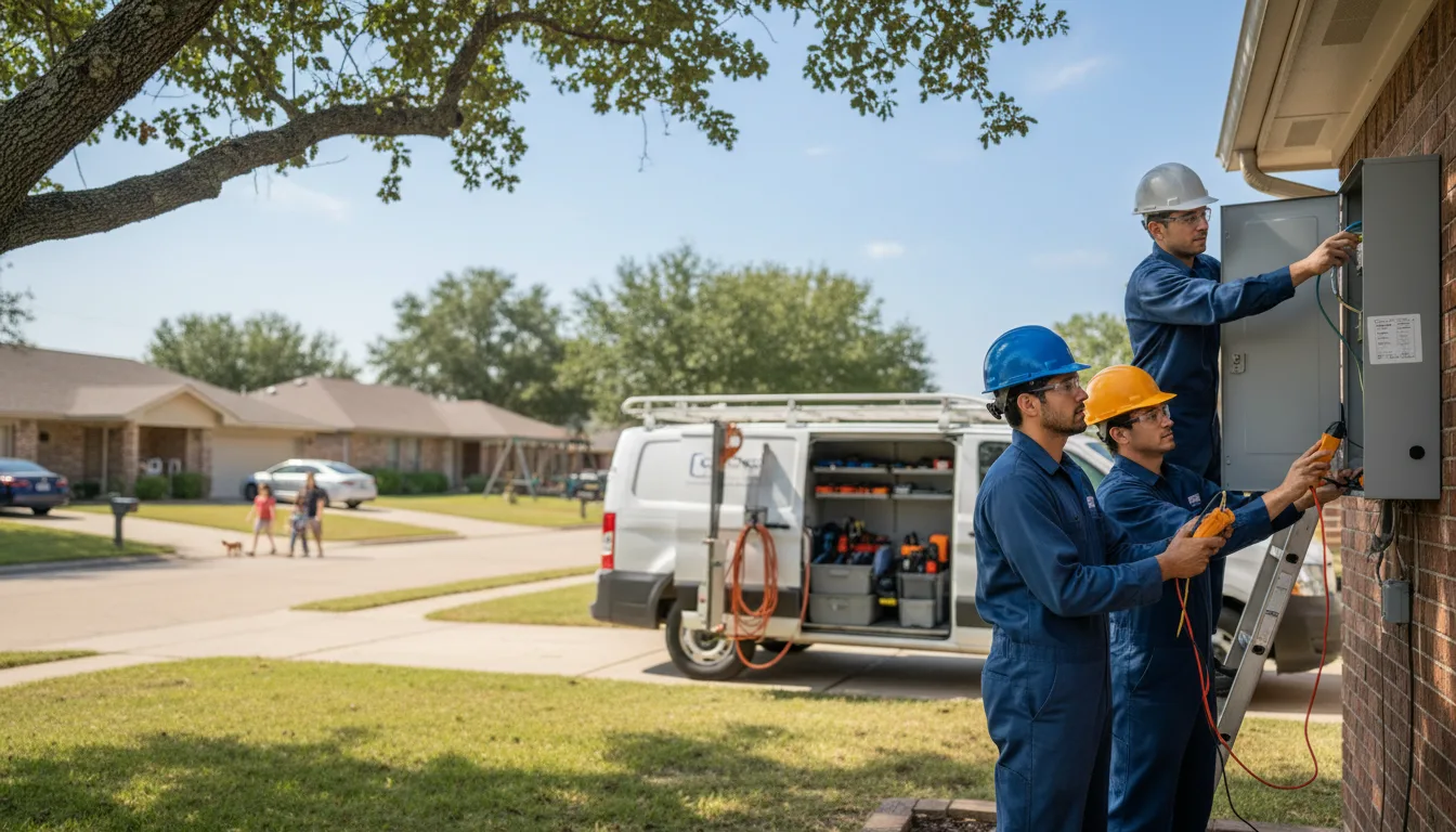 Certified electrician providing emergency electrical services in Bronson, FL